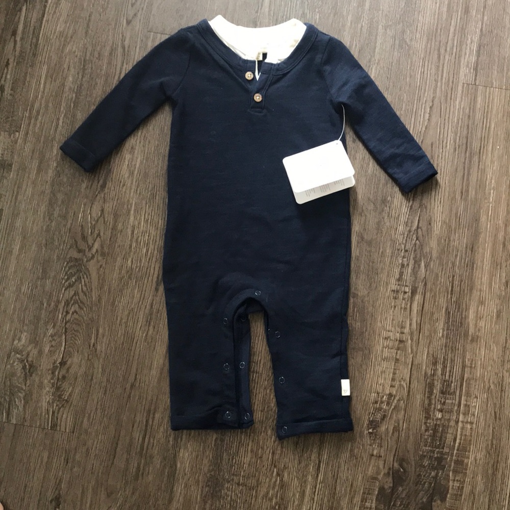 Burt Bees Baby thermal onesie